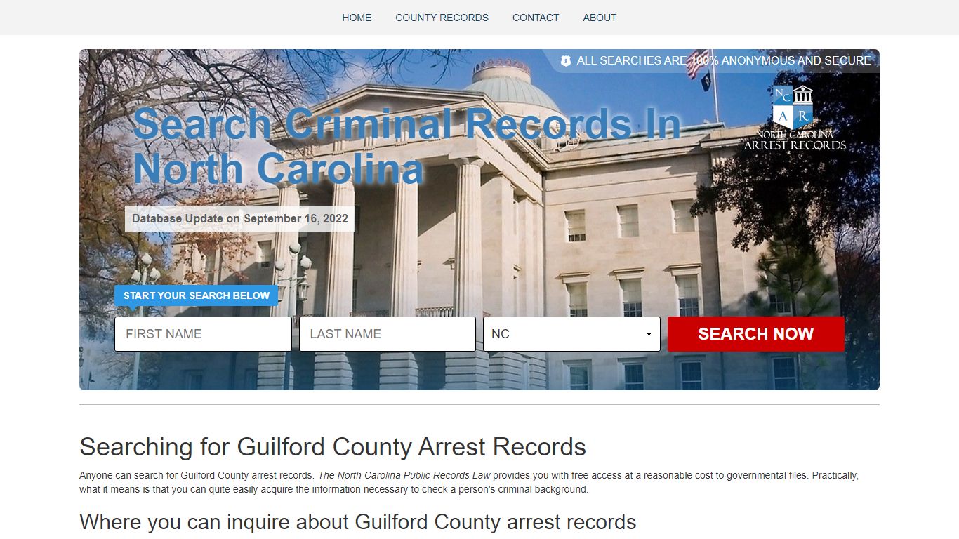 Guilford County Arrest Records